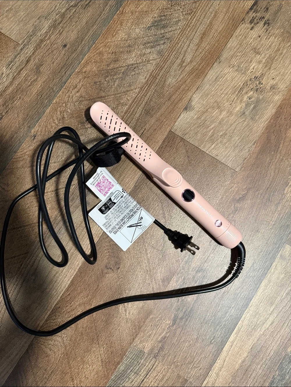 Wavytalk Pink 2-in-1 Hair Curler and Straightener